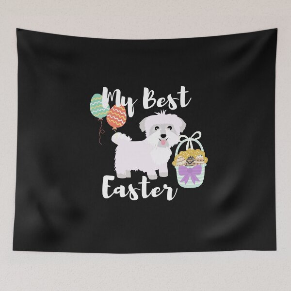 Item preview, Happy Easter Day, Cute Maltese Dog designed and sold by Anastasiia87.