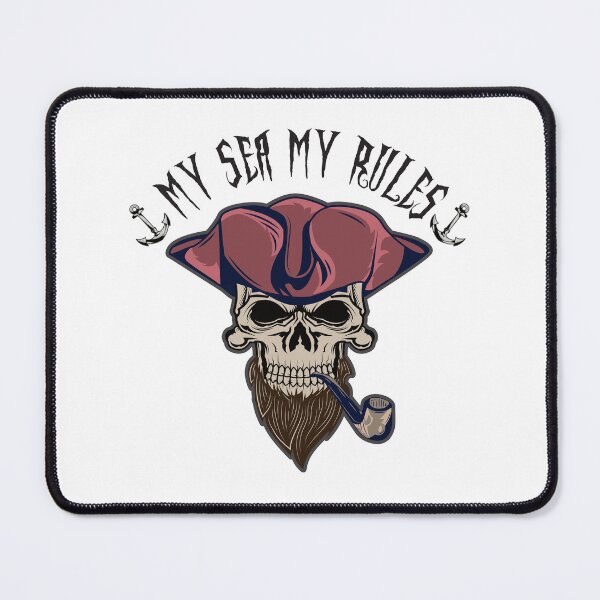 Item preview, Pirates on the High Seas My Sea My Rules Anchor Summer motif designed and sold by ReneMM.