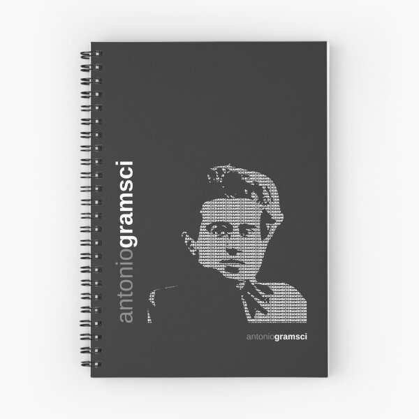 Item preview, Antonio Gramsci typographic poster designed and sold by CMYKStudio.