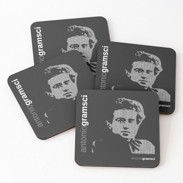 Item preview, Antonio Gramsci typographic poster designed and sold by CMYKStudio.