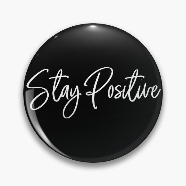 Item preview, Stay Positive - handwritten designed and sold by heyluckyseven.