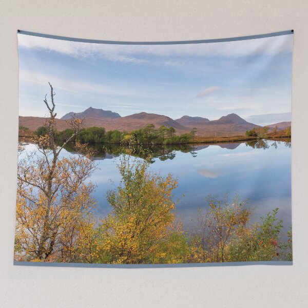 Item preview, Inverpolly Hills in Autumn Assynt Scotland designed and sold by PhotosEcosse.