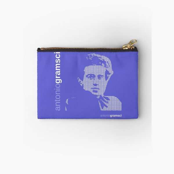 Item preview, Antonio Gramsci typographic poster (purple) designed and sold by CMYKStudio.