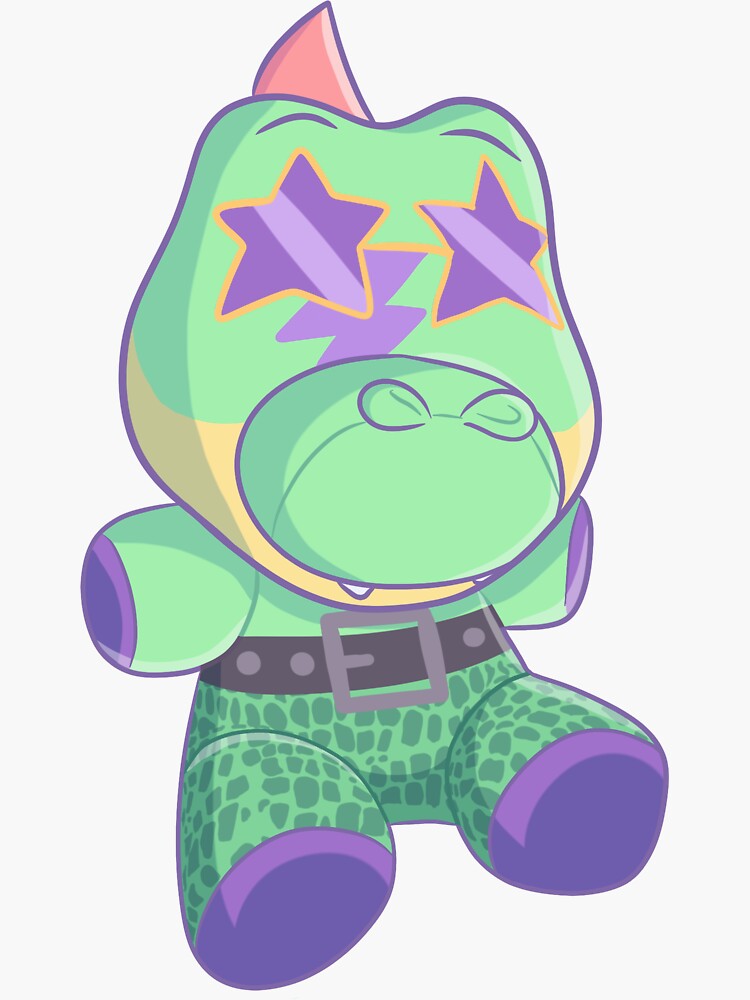 "Monty Plushie" Sticker for Sale by Angelic Pancake | Redbubble