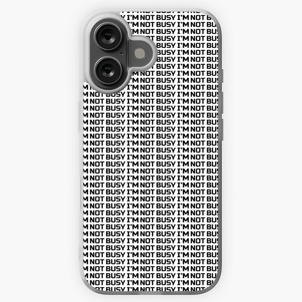 Artikel-Vorschau von iPhone Flexible Hülle, designt und verkauft von ImNotBusyBerlin.