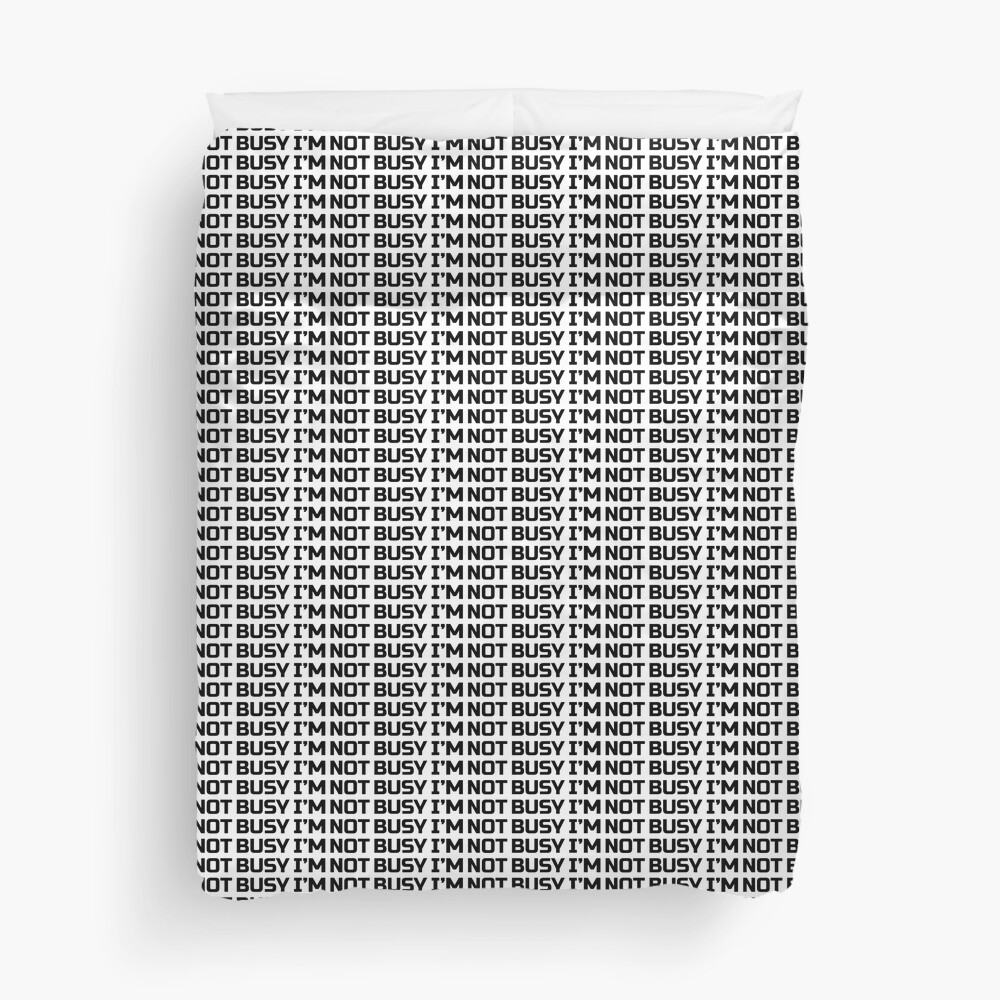 Item preview, Duvet Cover designed and sold by ImNotBusyBerlin.