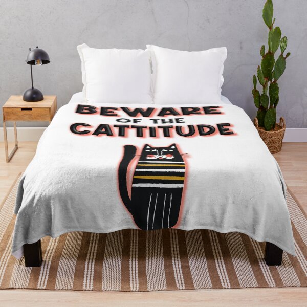 Item preview, Beware of the Cattitude designed and sold by SuzyTurner.