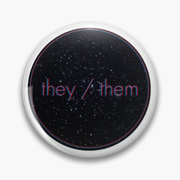 Item preview, Space Pronouns: They/Them designed and sold by Ember Custer.