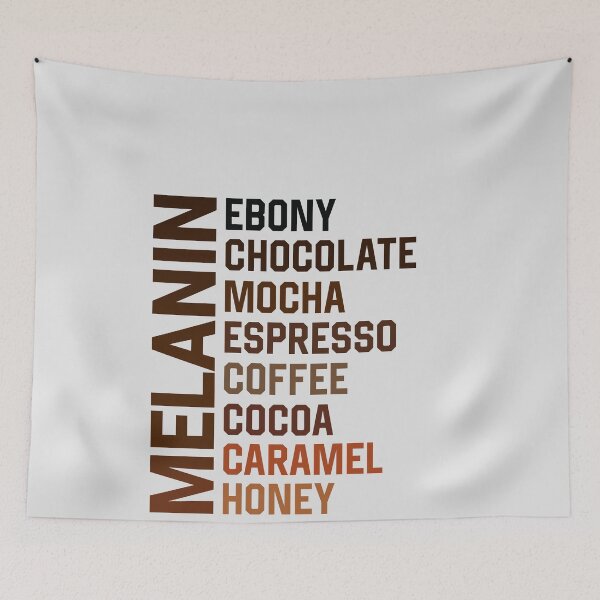 Item preview, Melanin Many Shades of Brown Black Pride Melanin caramel  designed and sold by Dream-bubble.