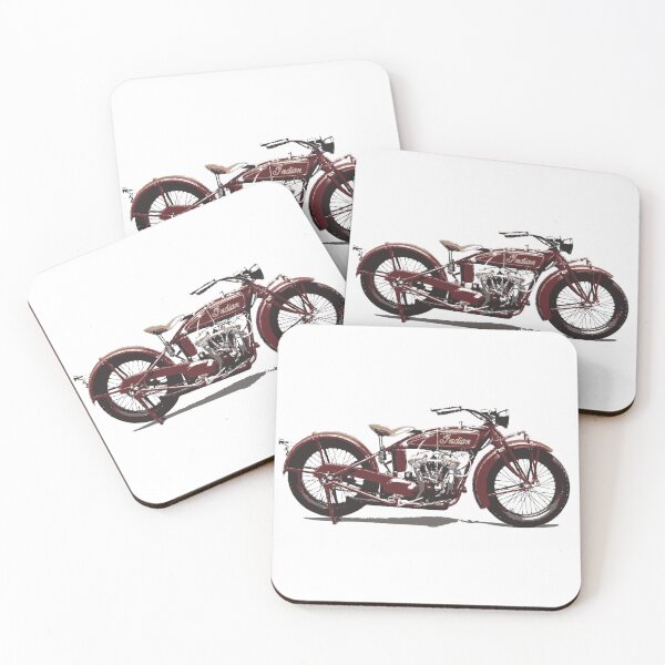 Item preview, Vintage 1926 Indian Scout Motorcycle Classic Motorbike Biker Design designed and sold by Moonrock Design.