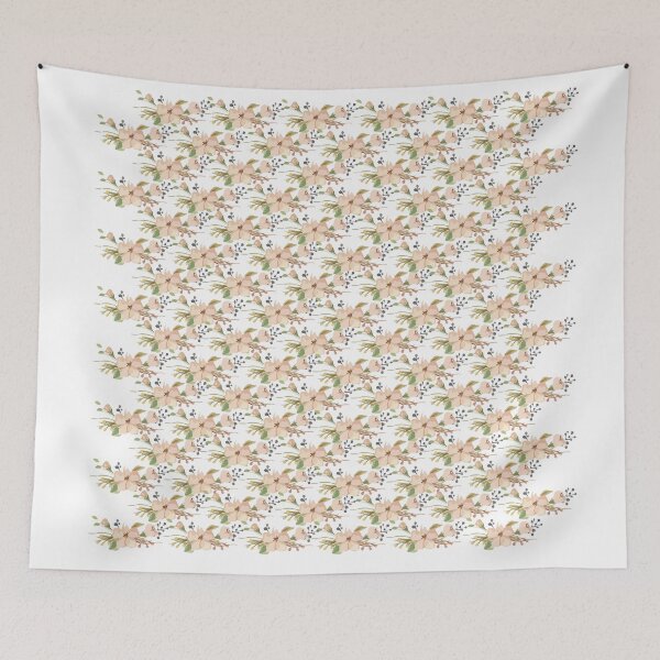 Item preview, Pink Flower Watercolor Painting Pattern designed and sold by supnups.