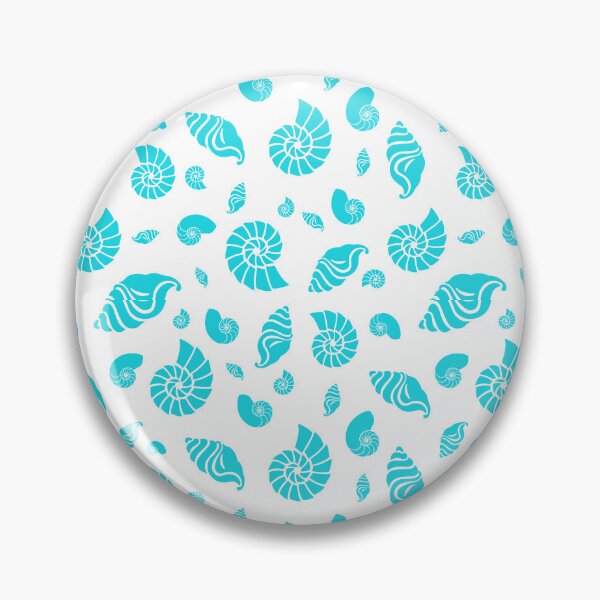 Item preview, Turquoise shell pattern designed and sold by S-and-W-4ever.
