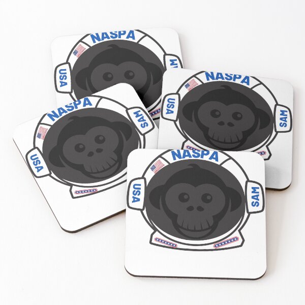 Item preview,  Monkey Sam astronaut in space. designed and sold by Bela Ambrus.