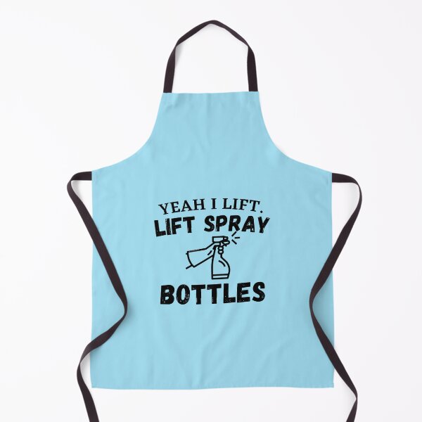 Item preview, Yeah I Lift Spray Bottles Funny Cleaning Lady Housekeeping designed and sold by SavvyCleaner.