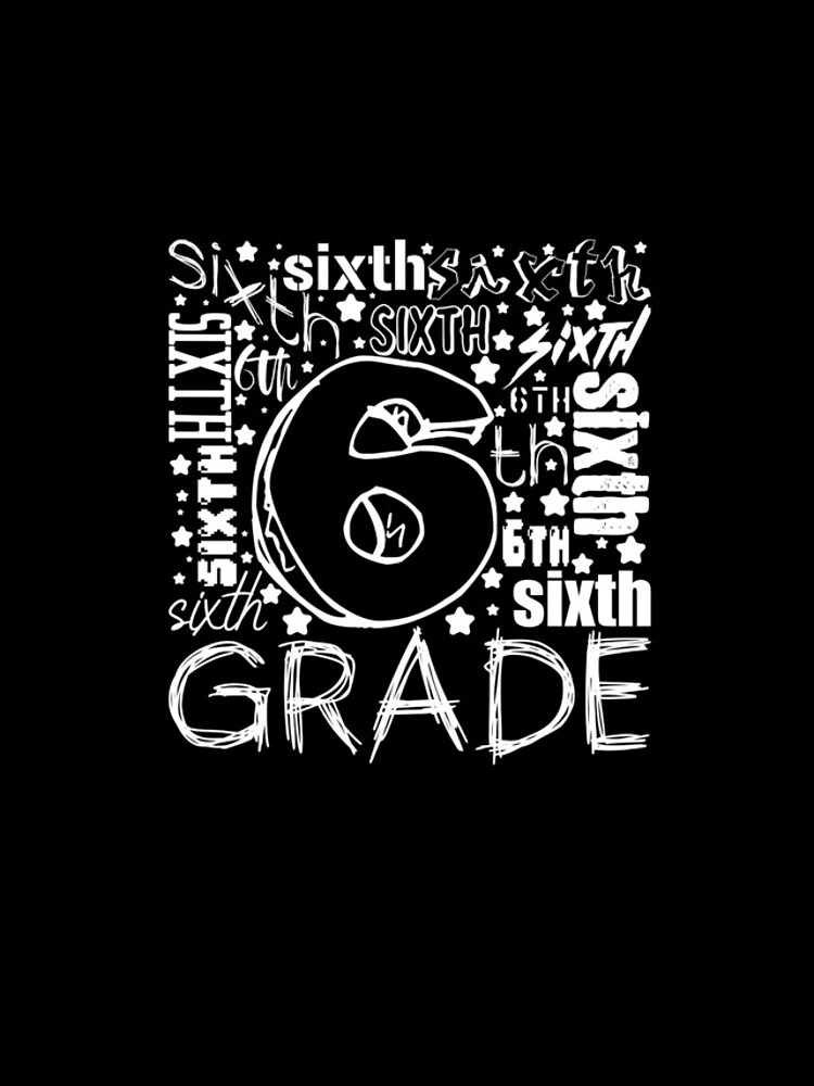 Aperçu 4 sur 4. Coque iPhone avec l'œuvre Sixth Grade Doodle Back To School Student Teacher 6th Grade Gear créée et vendue par DynamicDesign.