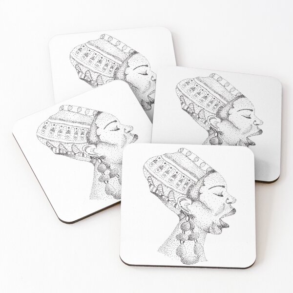 Artikelvorschau, Afrikanische Frau Schwarz Weiß Turban Einzigartige Kunst entworfen und verkauft von HighArtDesigns.
