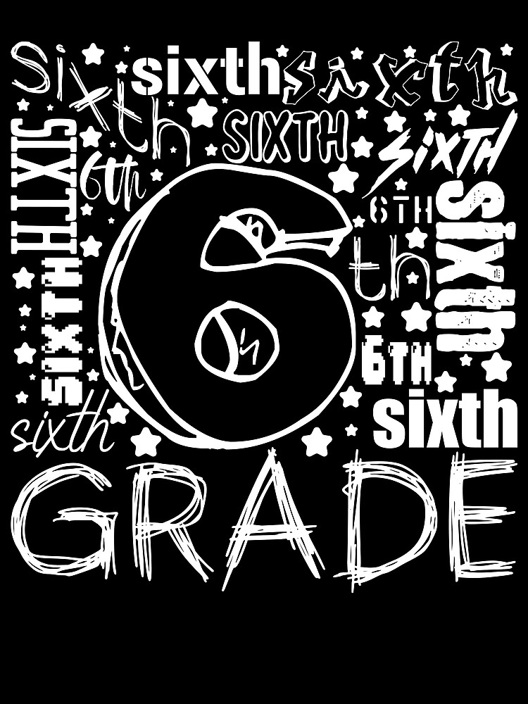 Thumbnail 3 von 3, Tuch, Sixth Grade Doodle Back To School Student Teacher 6th Grade Gear designt und verkauft von DynamicDesign.