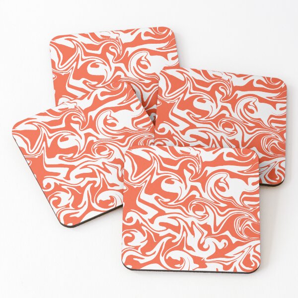 Item preview, Spill - Orange and White designed and sold by LAEC-Shop.