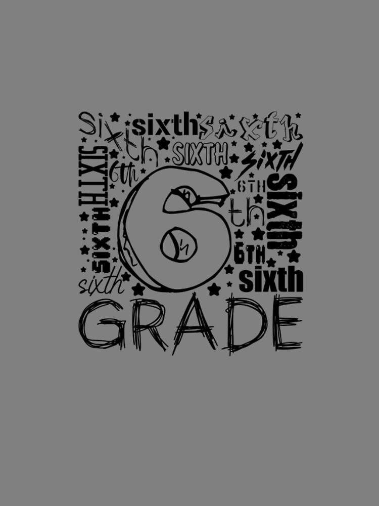 Aperçu 4 sur 4. Coque iPhone avec l'œuvre Sixth Grade Doodle Back To School Student Teacher 6th Grade Gear créée et vendue par DynamicDesign.