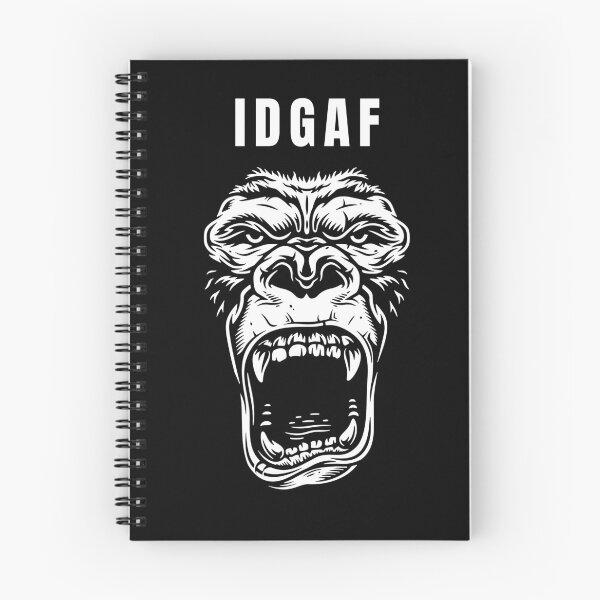 Item preview, Gorilla, Angry Gorilla, Gorilla Mode, IDGAF designed and sold by OutLoudDesigns.