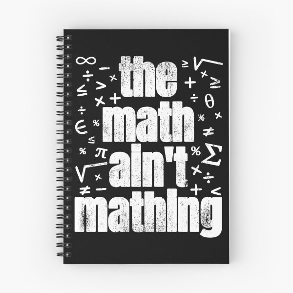 Item preview, The Math Ain't Mathing  designed and sold by Happy Puppy Print On Demand.
