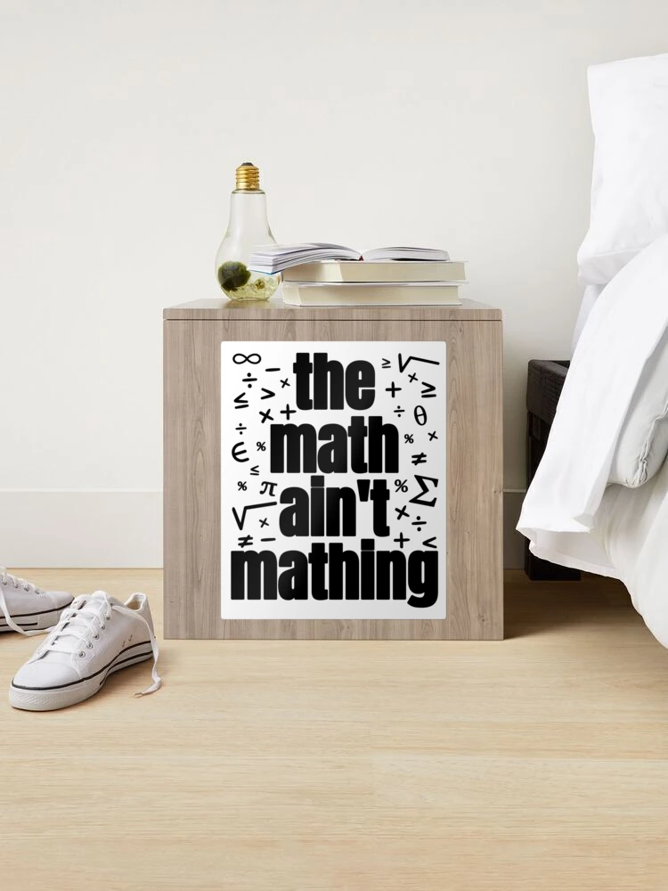 Math not mathing for cat Magnet for Sale by Adel-ide