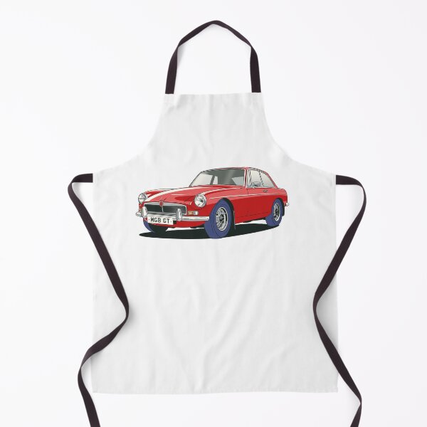 Item preview, MGB GT in Flame Red designed and sold by Webazoot Industries - Car Art.