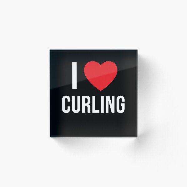 Item preview, I ♥ CURLING designed and sold by TheILoveShop ❤️.