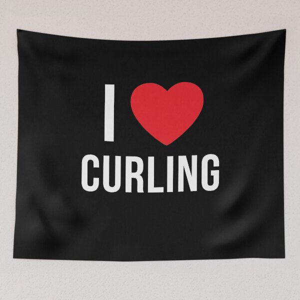 Item preview, I ♥ CURLING designed and sold by TheILoveShop ❤️.