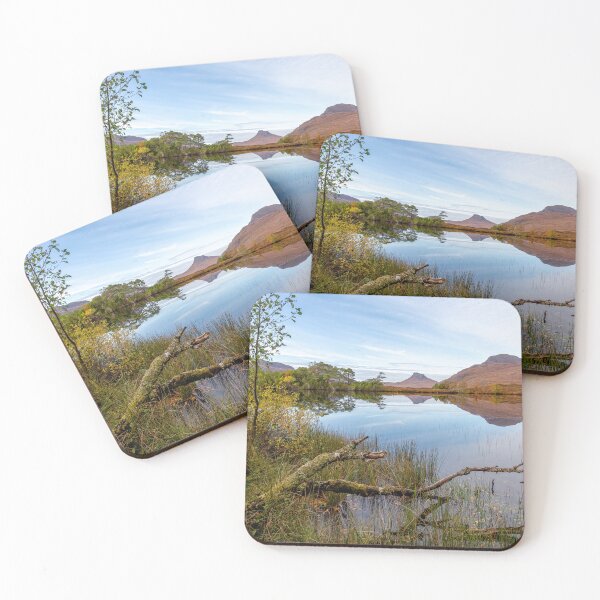 Item preview, Loch Cul Dromannan in Autumn Assynt Scotland. designed and sold by PhotosEcosse.