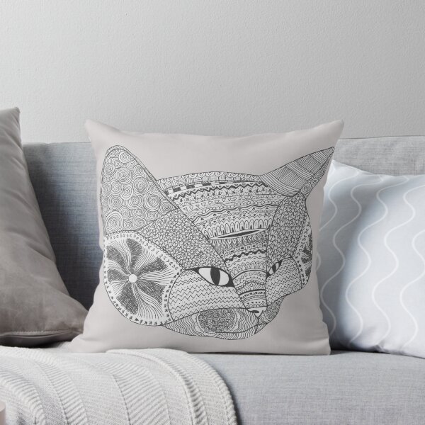Item preview, Patterned Cat designed and sold by Lhyara.