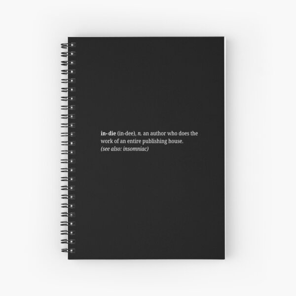 Indie Definition: Insomniac Spiral Notebook