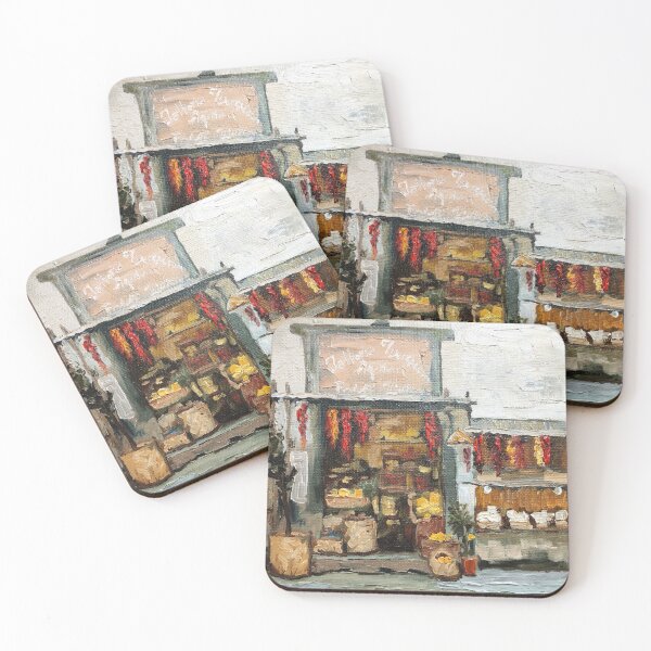 Item preview, Italian Market Painting designed and sold by Kuhtina.