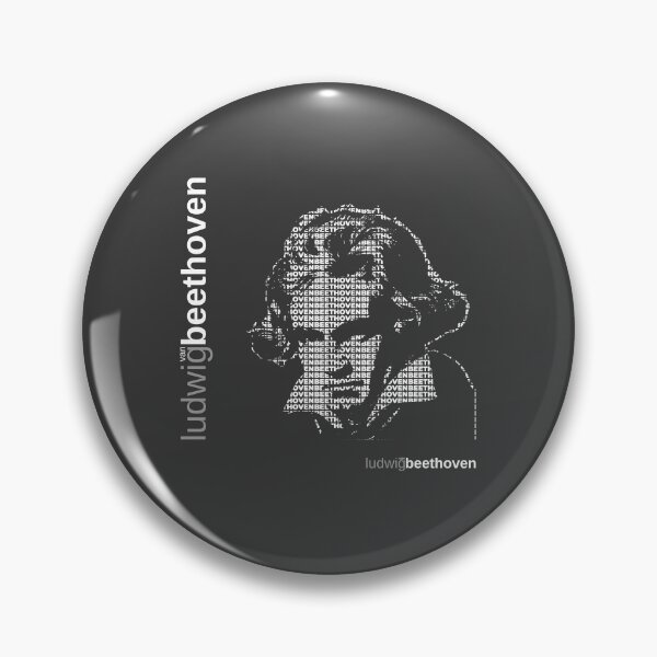 Item preview, Ludwig van Beethoven typographic poster designed and sold by CMYKStudio.