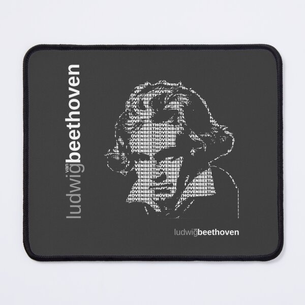 Item preview, Ludwig van Beethoven typographic poster designed and sold by CMYKStudio.