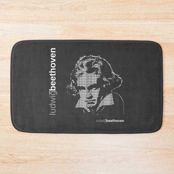 Item preview, Ludwig van Beethoven typographic poster designed and sold by CMYKStudio.
