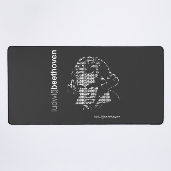 Item preview, Ludwig van Beethoven typographic poster designed and sold by CMYKStudio.