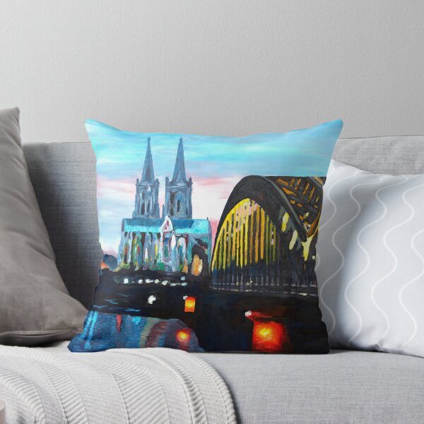 Item preview, Cologne, Cathedral with Hohenzollernbridge designed and sold by artshop77.