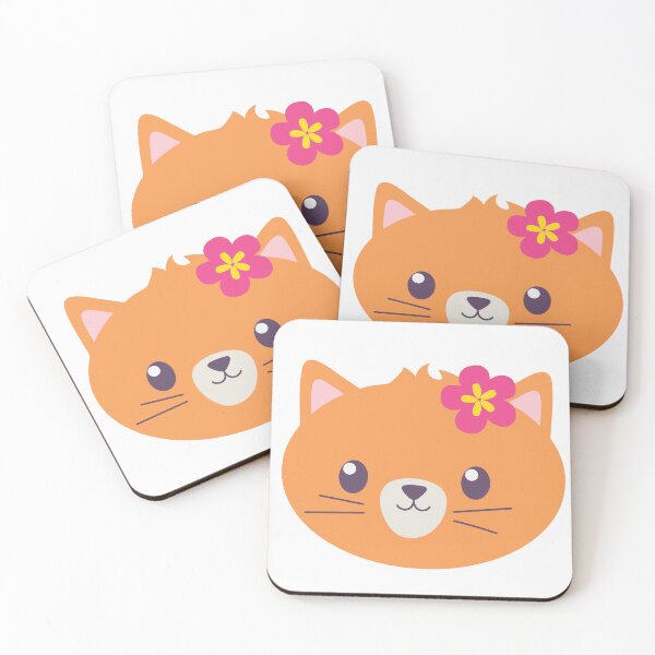 Item preview, Cute kitty face designed and sold by EMIPRINCESS.