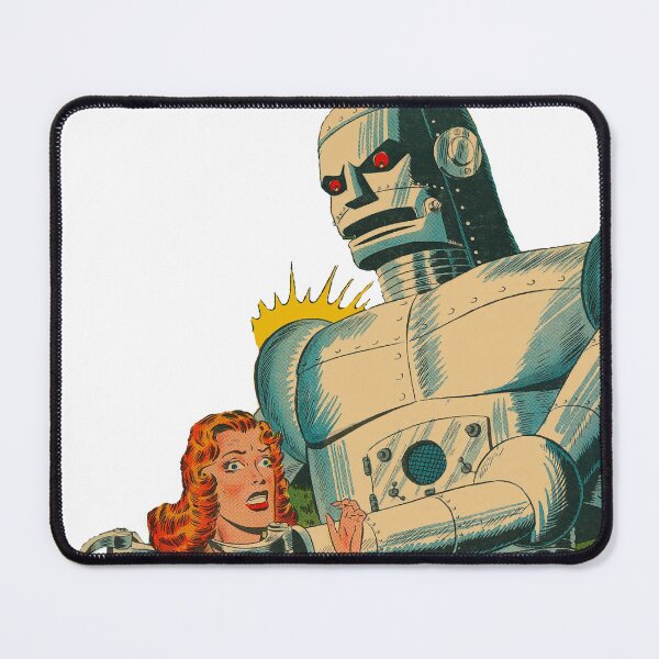 Item preview, Evil Robot, Strange World Comic, Damsel in Distress, Metal Menace, Robot, 1940s comic designed and sold by Nostrathomas66.