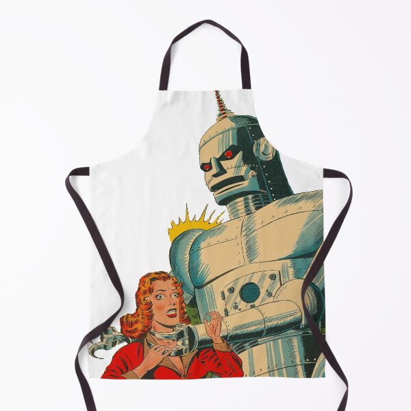 Item preview, Evil Robot, Strange World Comic, Damsel in Distress, Metal Menace, Robot, 1940s comic designed and sold by Nostrathomas66.