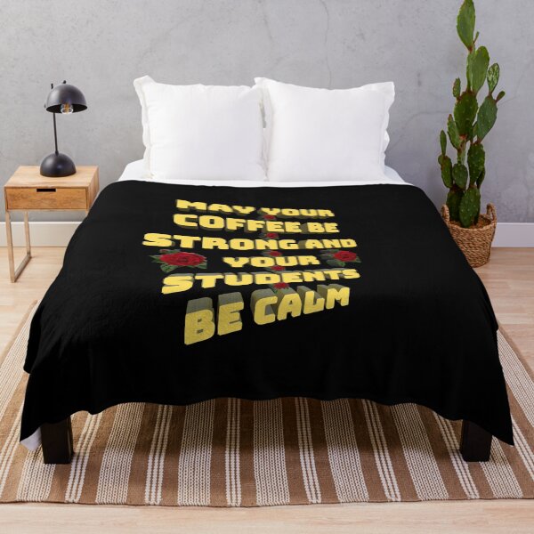 Item preview, May your coffee be strong and your students be calm cute Art Design designed and sold by Shahnawaz Khandesigner.