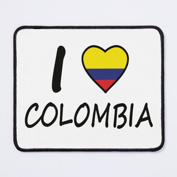 I Love Colombia Flag Heart Art Board Print by Timcito