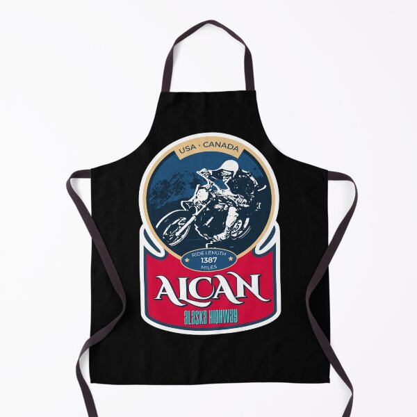 Item preview, Alaska Highway ALCAN - Biker T-Shirt + Sticker Design 2022 designed and sold by ROADTROOPER.