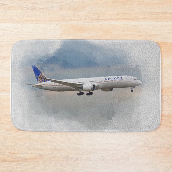 Item preview, watercolor boeing 787 white background designed and sold by FDbubble1986.