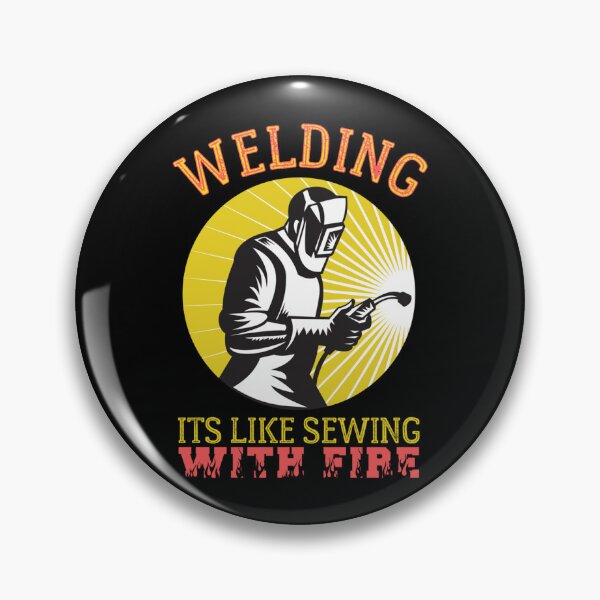 Item preview, Welding Is Like Sewing With Fire Sticker designed and sold by allysonhat.