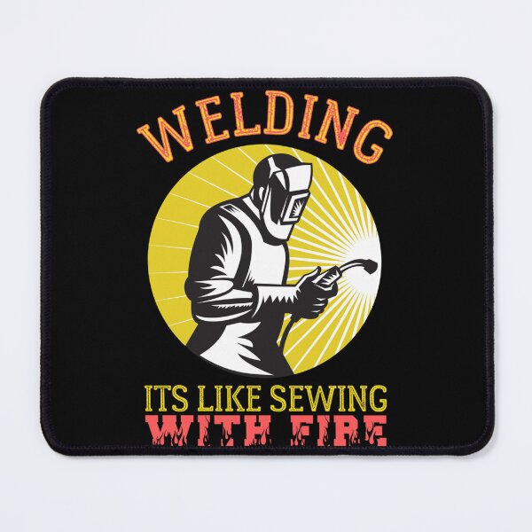 Item preview, Welding Is Like Sewing With Fire Sticker designed and sold by allysonhat.