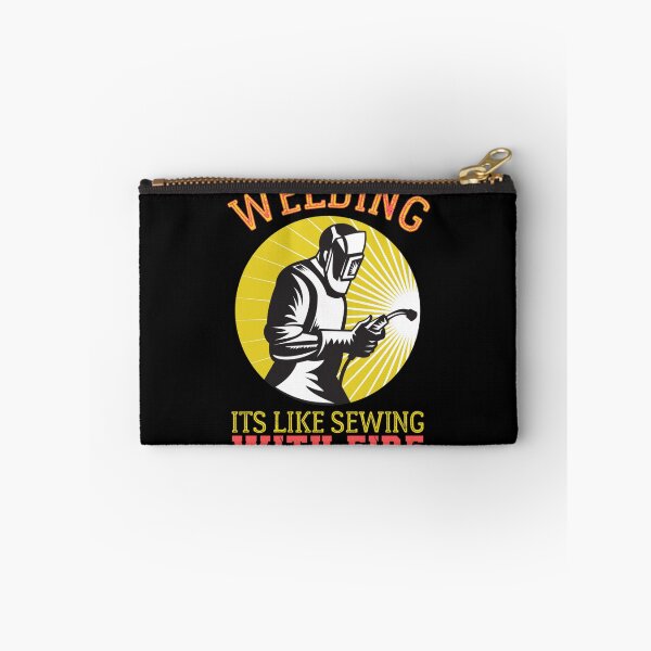Item preview, Welding Is Like Sewing With Fire Sticker designed and sold by allysonhat.
