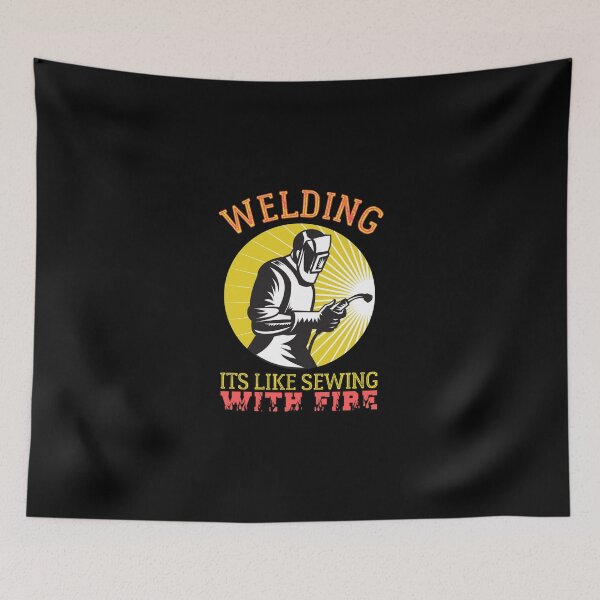 Item preview, Welding Is Like Sewing With Fire Sticker designed and sold by allysonhat.