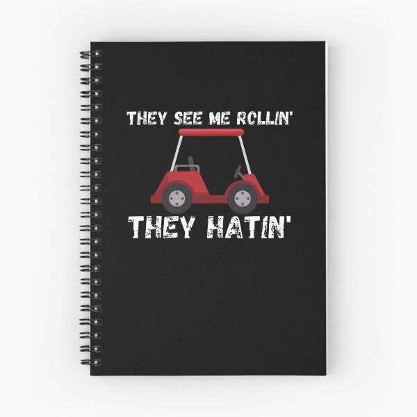 Aperçu de l'œuvre They See Me Rolling Golf Cart Shirt | Funny Golf créée et vendue par LBAMLLC.